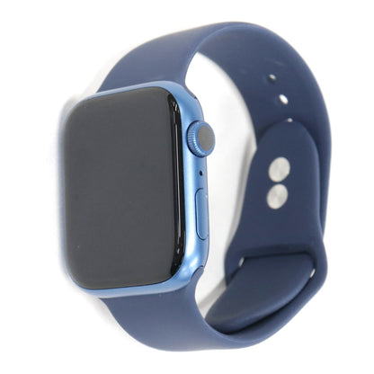 [中古(C)] Apple Watch Series 7 GPS 45mm mkn83j-a ブルー [可]