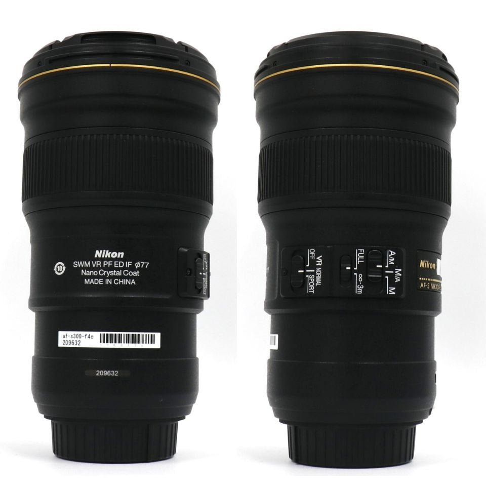 ニコン AF-S NIKKOR 300mm f/4E PF ED VR 単焦点レンズ af-s300-f4e   ジャンク品 [難あり(D)]
