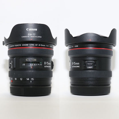 [中古(B)] CANON EF 8-15mm F4L フィッシュアイ USM 魚眼レンズ canon-ef815f4l-usm  [良い]