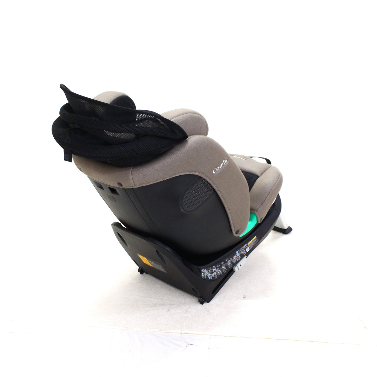コンビ クルムーヴ ロング R129 エッグショック EA チャイルドシート (ISOFIX固定 / R129適合) 4972990193641  グレージュ 整備済みアウトレット品 [中古(C)]