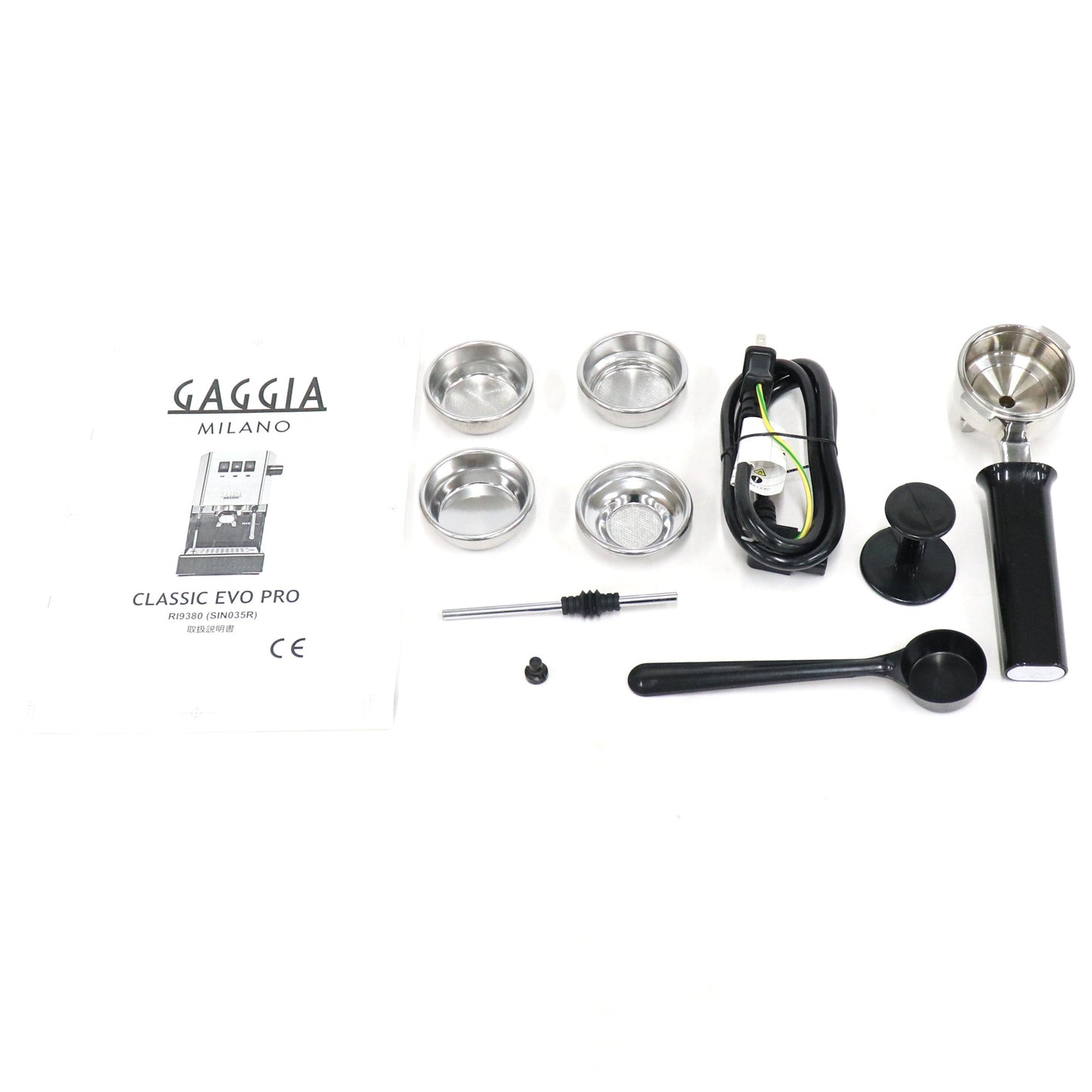 GAGGIA ガジア セミオートエスプレッソマシン CLASSIC evo pro SIN035R　sin035r-s  ステンレススチール 整備済みアウトレット品 [良い(B)]
