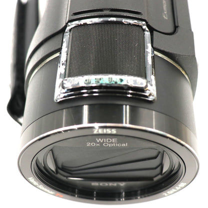 ソニー 4Kビデオカメラ FDR-AX45A fdr-ax45a-b  ブラック 整備済みアウトレット品 [中古(C)]