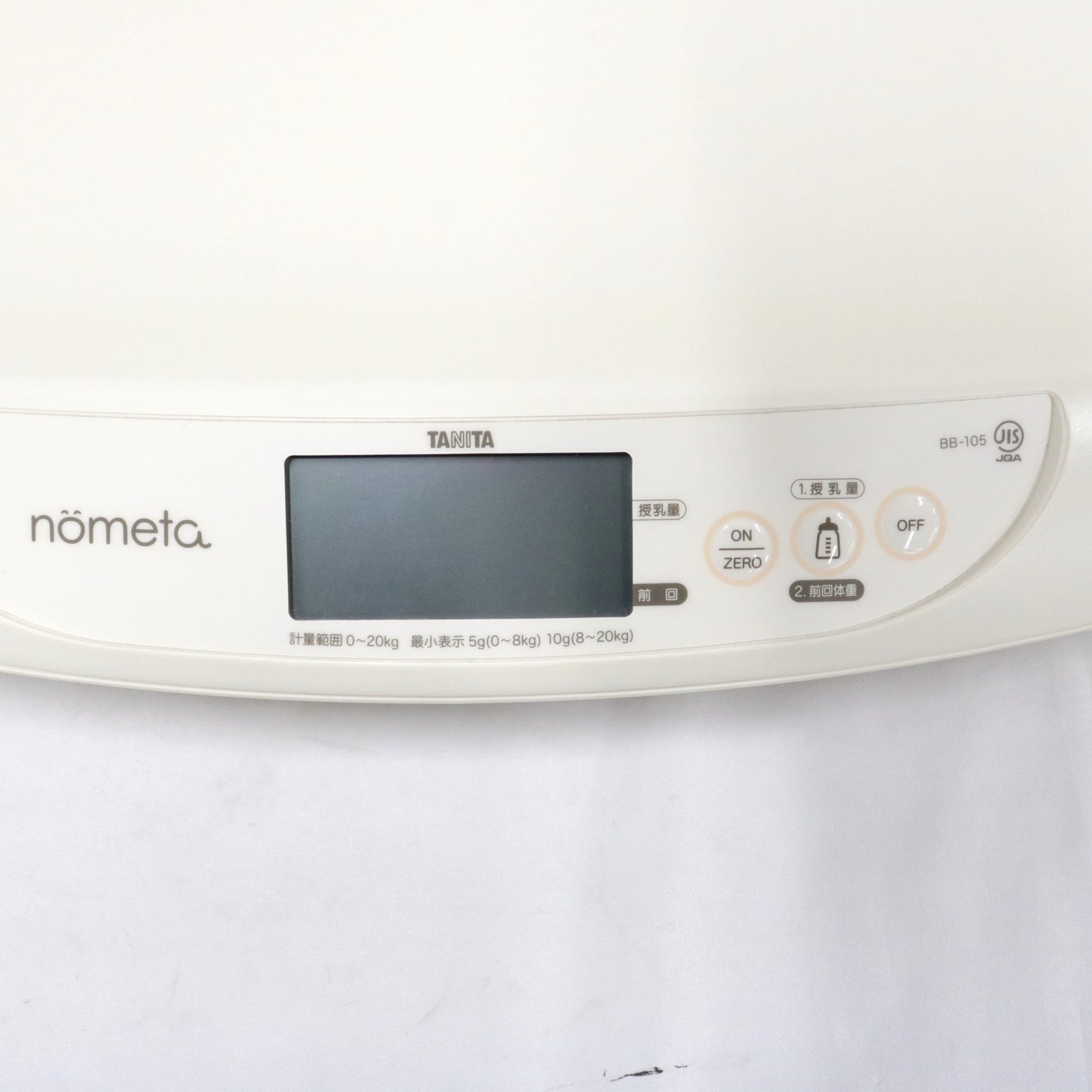 [中古(C)] タニタ nometa BB-105 授乳量機能付ベビースケール　bb-105 ホワイトbb-105　[可]