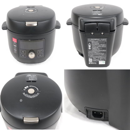 [中古(B)] タイガー TIGER COOKPOT(クックポット) COK-B220 電気圧力鍋　cok-b220-b マットブラック [良い]