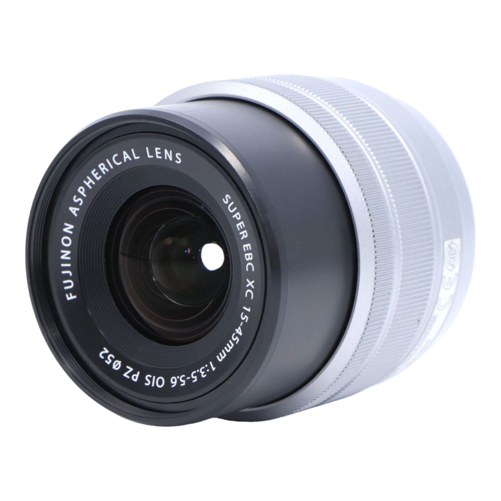 富士フイルム FUJINON XC 15-45mm F3.5-5.6 OIS PZ 標準ズームレンズ シルバー [中古][良い(B)]