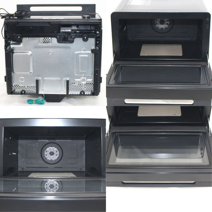 [ジャンク] [30L]日立 ヘルシーシェフ MRO-W1B オーブンレンジ mro-w1b-k フロストブラック[難あり(D)]