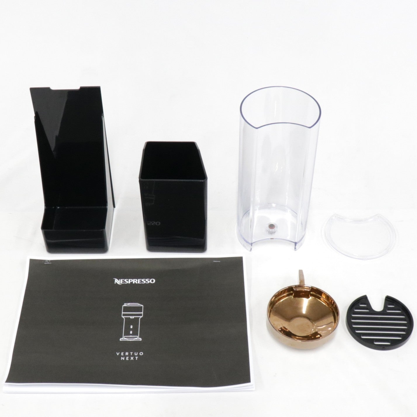 [ジャンク] ネスプレッソ「ヴァーチュオ ネクスト プレミアム」 gdv1-br-w [難あり(D)]