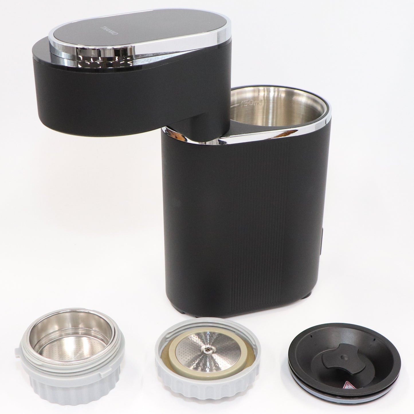 サンコー 小型エスプレッソメーカー ミニバリ ESPR25HBK espr25h-bk   整備済みアウトレット品 [良い(B)]