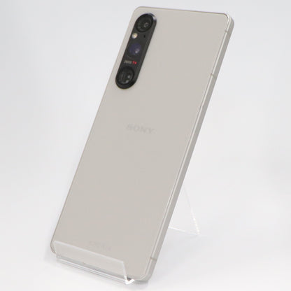 ソニー Xperia 1 V（XQ-DQ44）スマートフォン xq-dq44-ps プラチナシルバー 整備済みアウトレット品 [良い(B)]