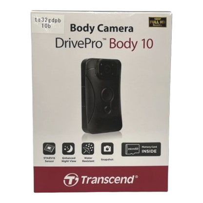 Transcend ウェアラブルカメラ DrivePro Body 10B TS32GDPB10B [中古][良い(B)]