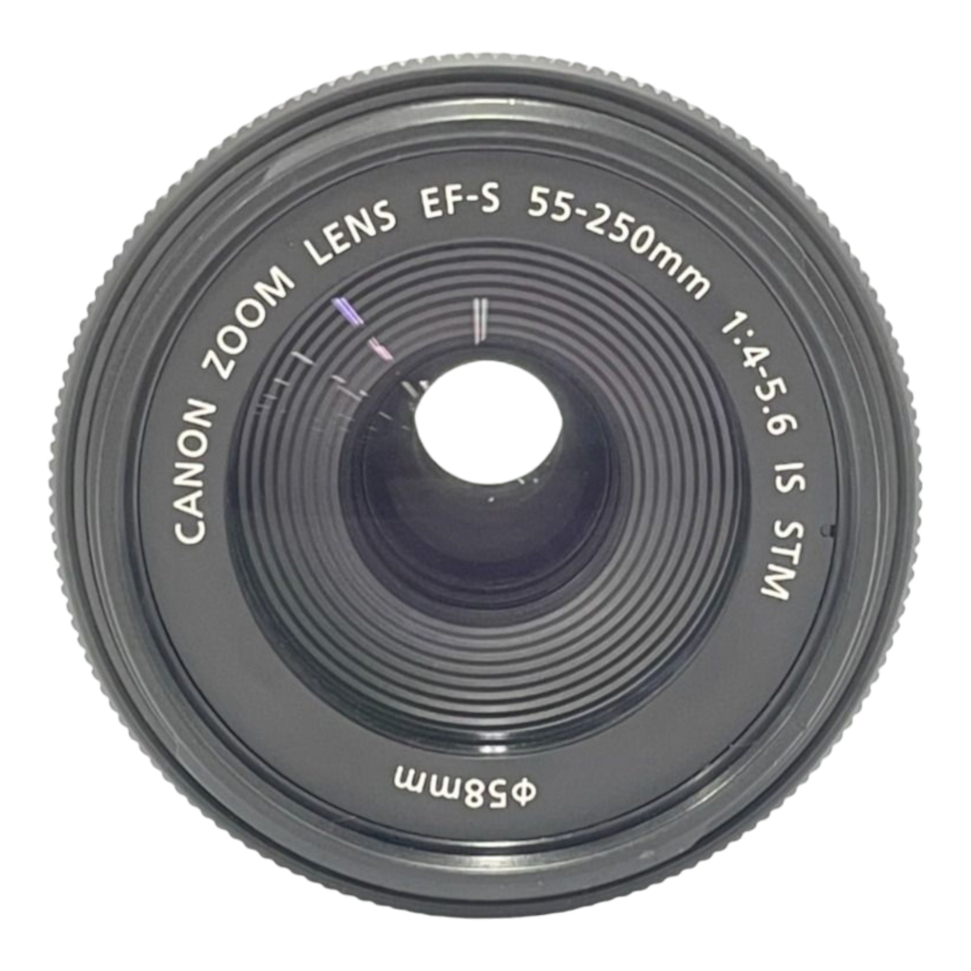 CANON EF-S 55-250mm F4-5.6 IS STM 望遠ズームレンズ [中古][良い(B)]