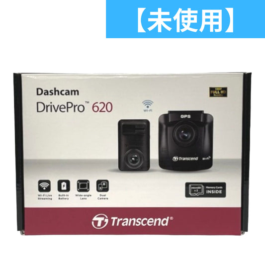 Transcend デュアルカメラドライブレコーダー DrivePro 620 TS-DP620A-32G 【 未使用(S)】