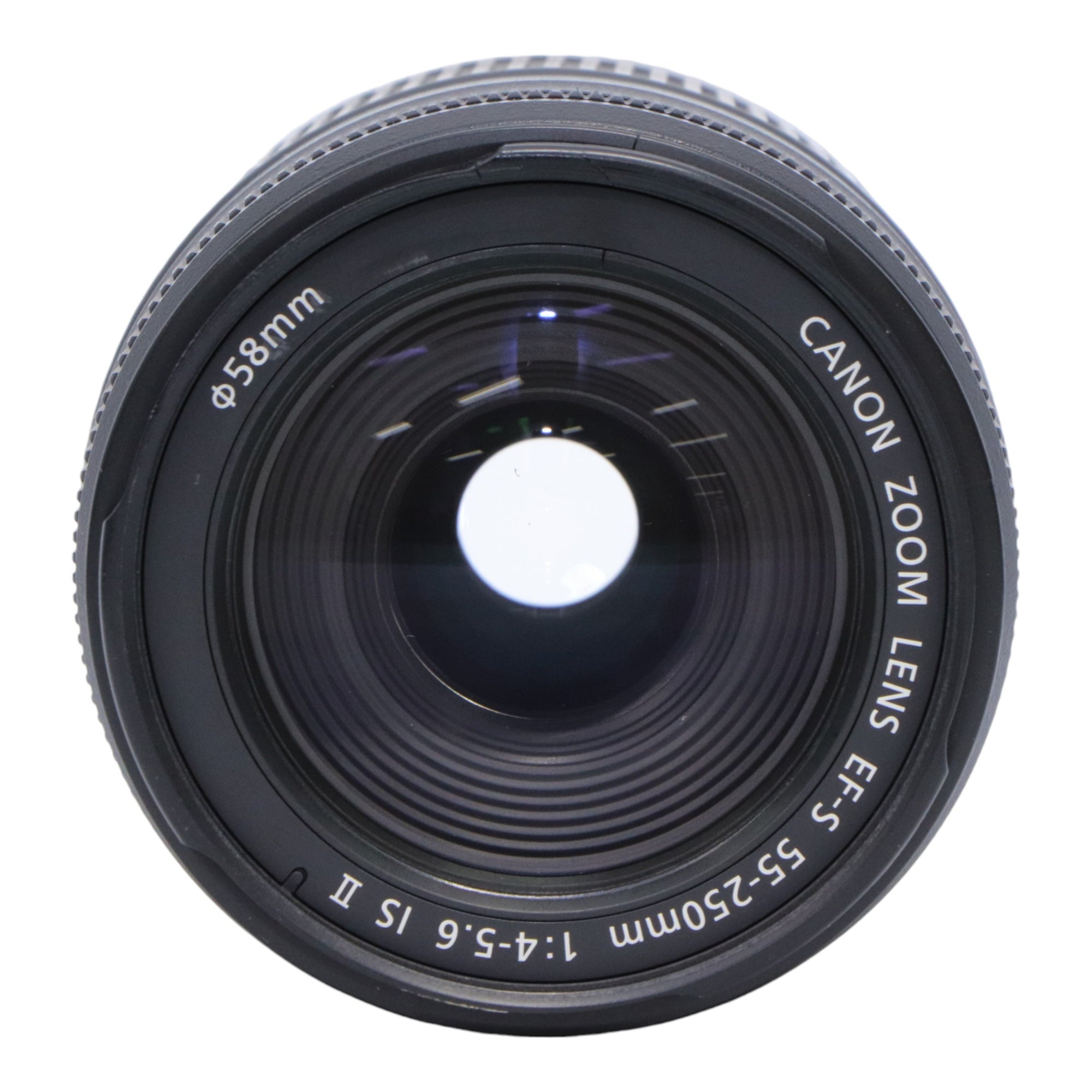 CANON EF-S 55-250mm F4-5.6 IS II 望遠ズームレンズ [中古][良い(B)]