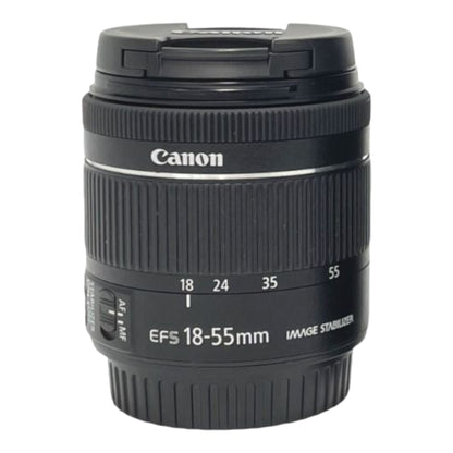 CANON EF-S 18-55mm F4-5.6 IS STM 標準ズームレンズ [中古][良い(B)]