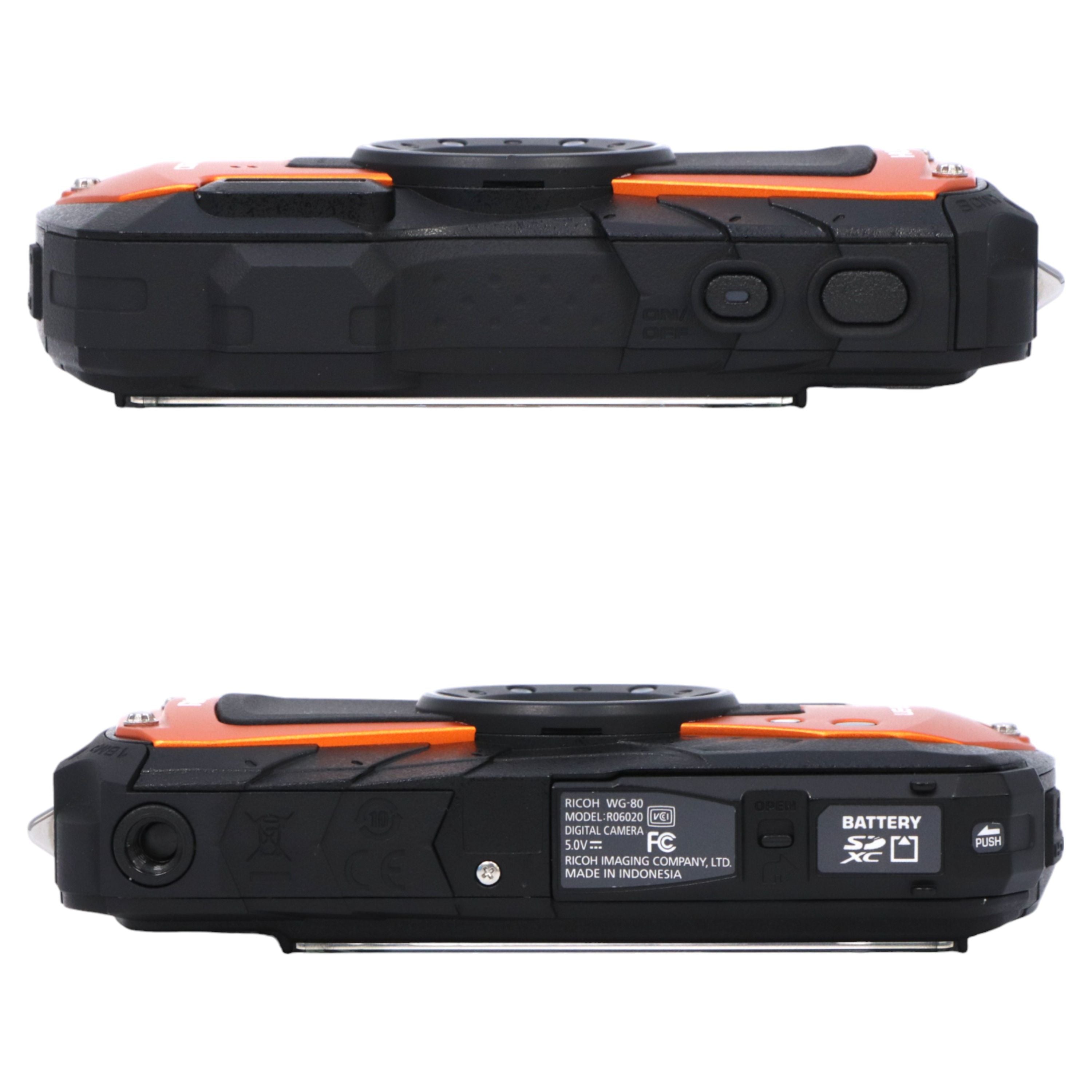 RICOH WG-80 ORANGE リコー 防水 デジタルカメラ